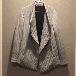 grey jacket